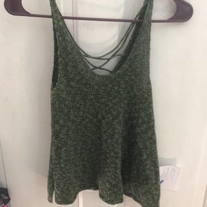American eagle knitted crop top